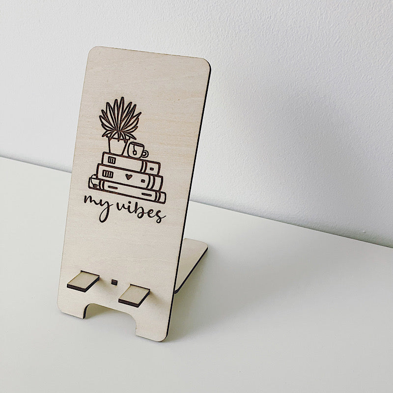 Support en bois pour cellulaire