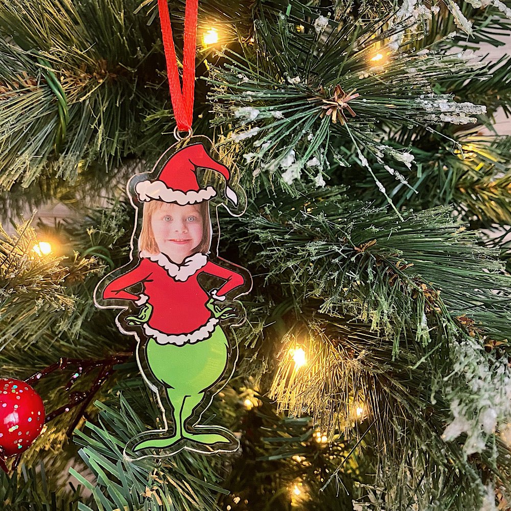 Ornement en acrylique du Grincheux de la famille - Les Zacôtés d’Emilie