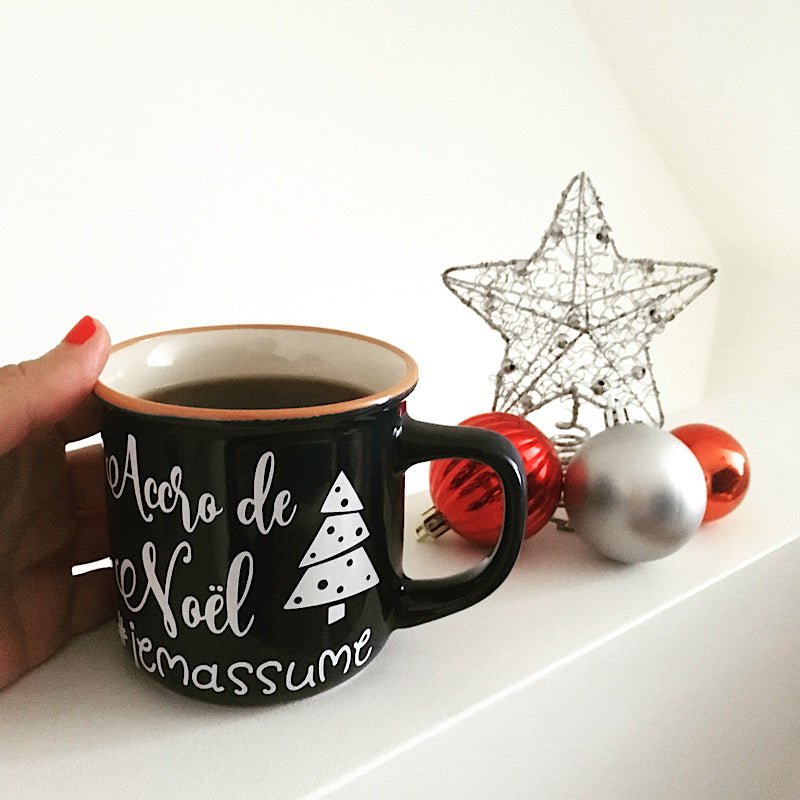 Décalque "Accro de Noël, #jemassume" - Les Zacôtés d’Emilie