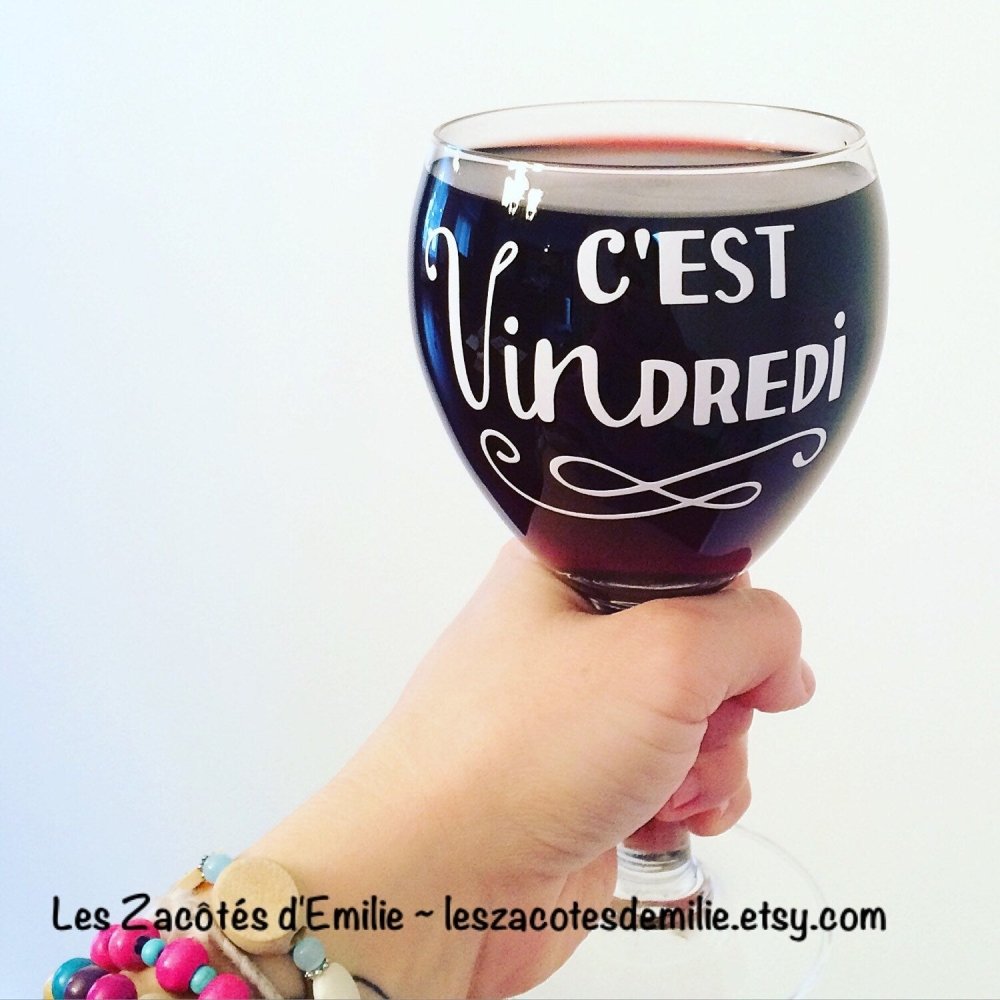 Décalque "C'est Vindredi" - Les Zacôtés d’Emilie