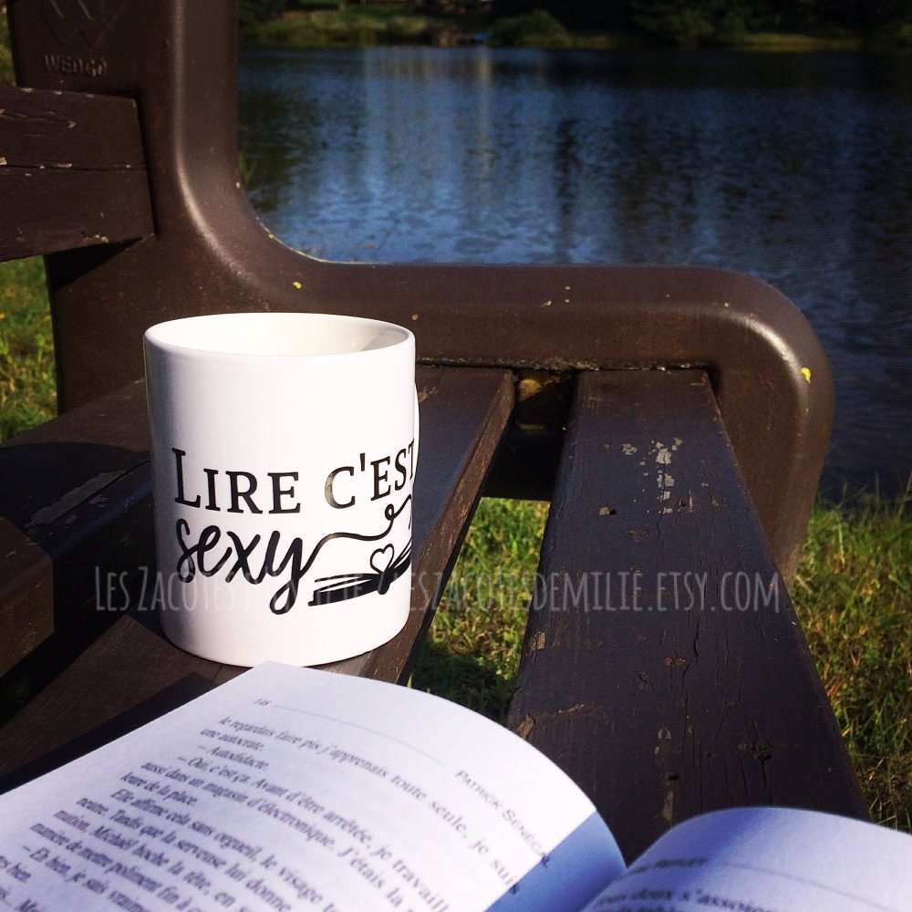 Décalque "Lire c'est sexy" - Les Zacôtés d’Emilie