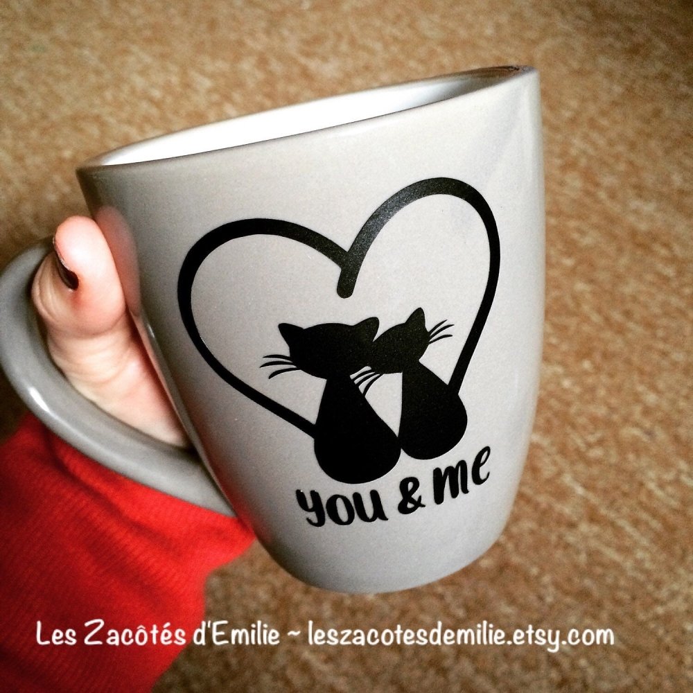 Décalque "You & me" - Les Zacôtés d’Emilie
