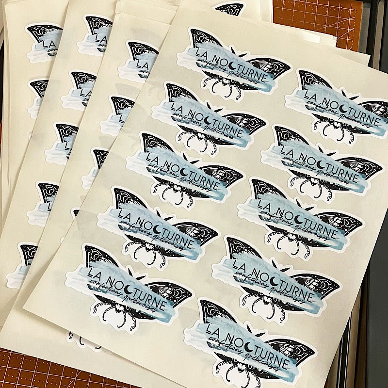 Personnalisation d'autocollant papier - Les Zacôtés d’Emilie