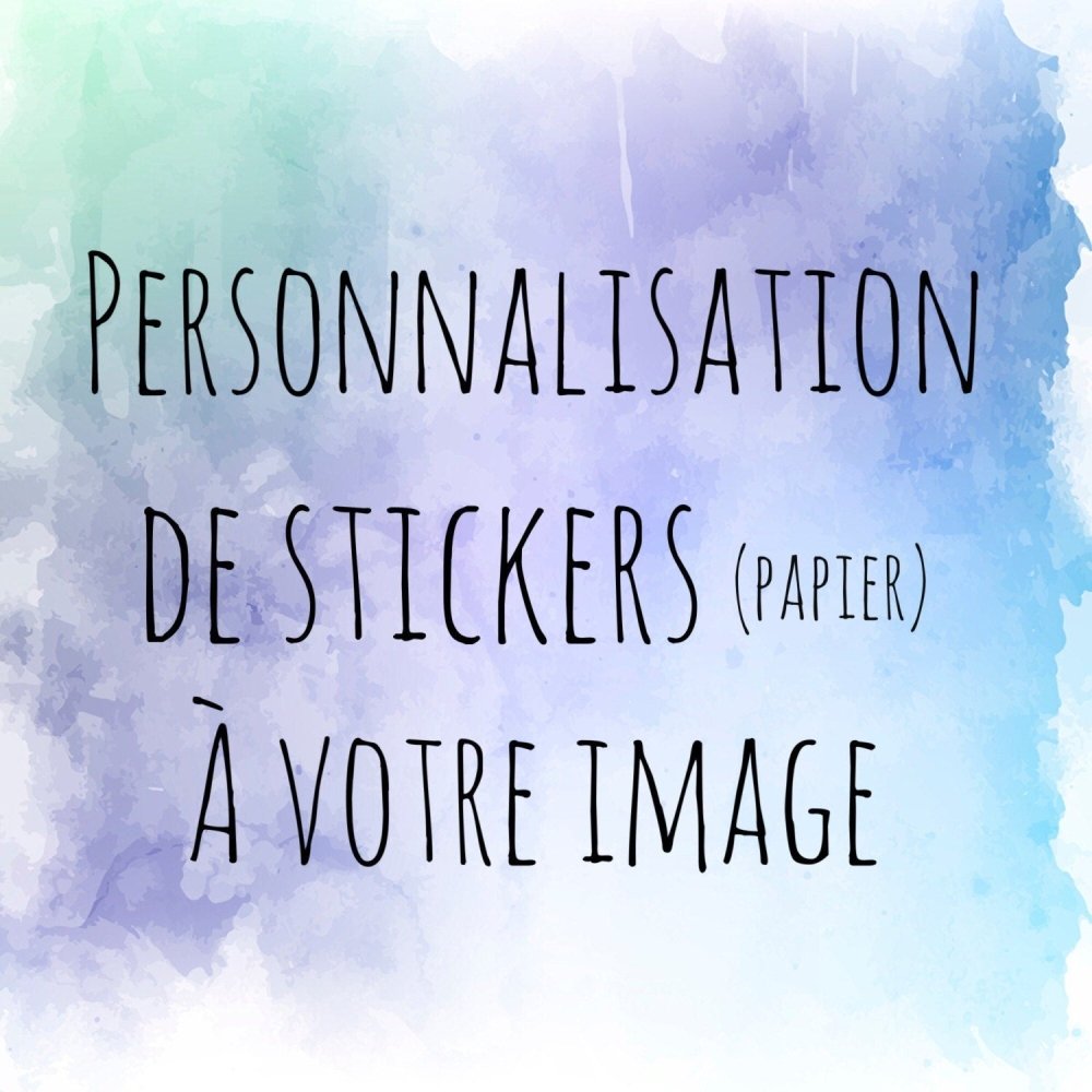 Personnalisation d'autocollant papier - Les Zacôtés d’Emilie