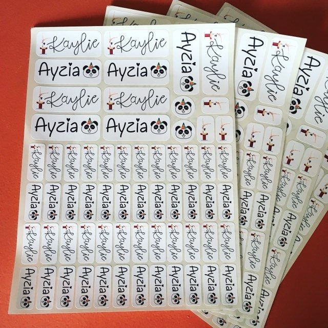 Personnalisation d'autocollant papier - Les Zacôtés d’Emilie