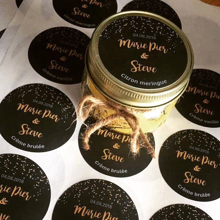 Personnalisation d'autocollant papier - Les Zacôtés d’Emilie