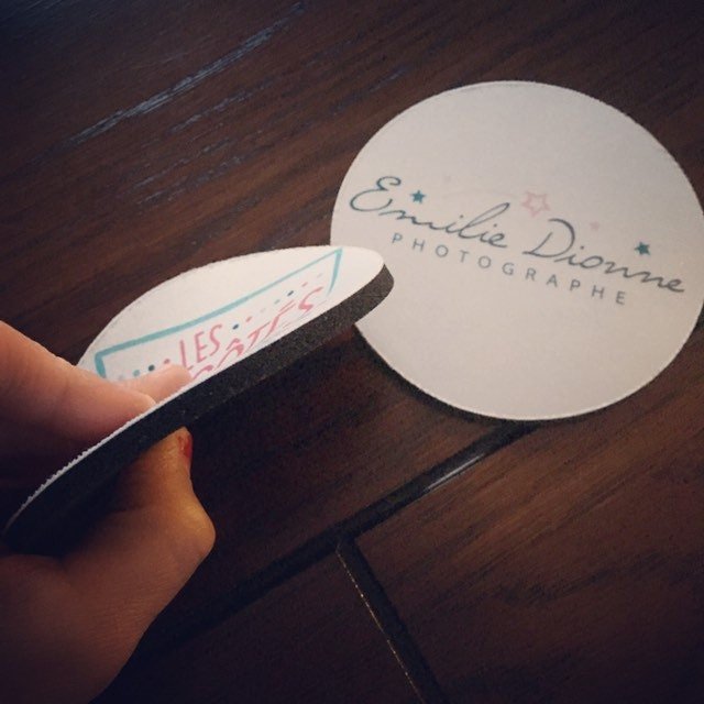 Sous-verre en caoutchouc "Juste un autre épisode" - Les Zacôtés d’Emilie