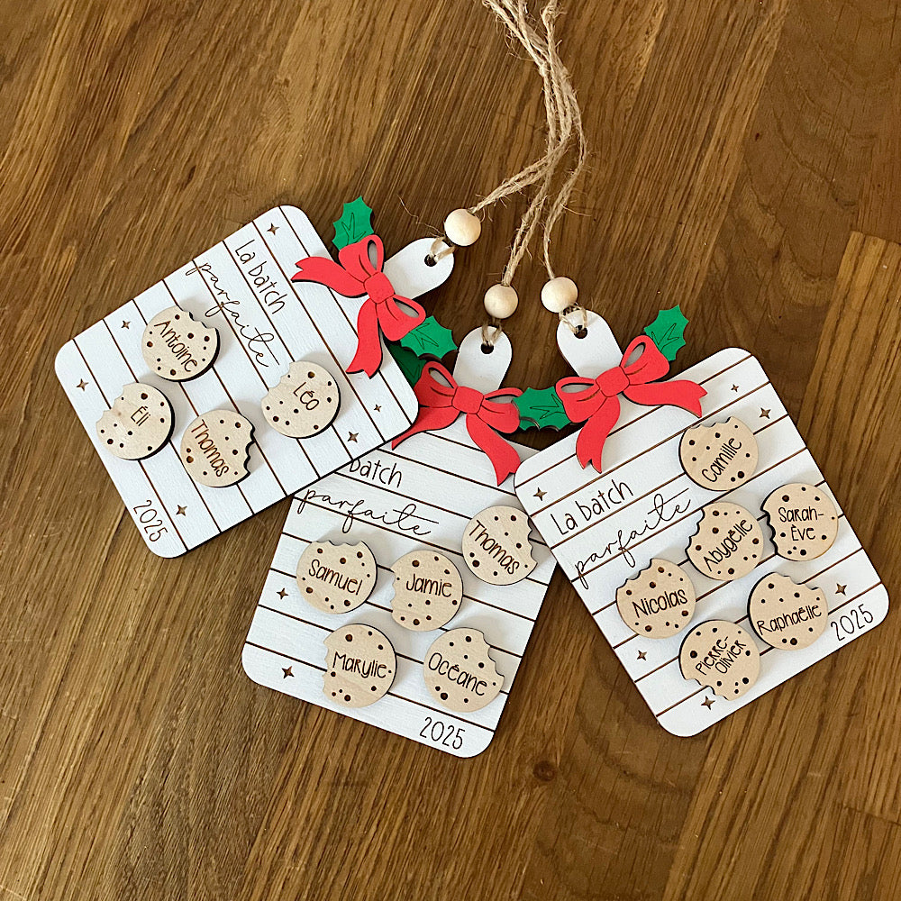 Ornement plaque à biscuits de la batch parfaite