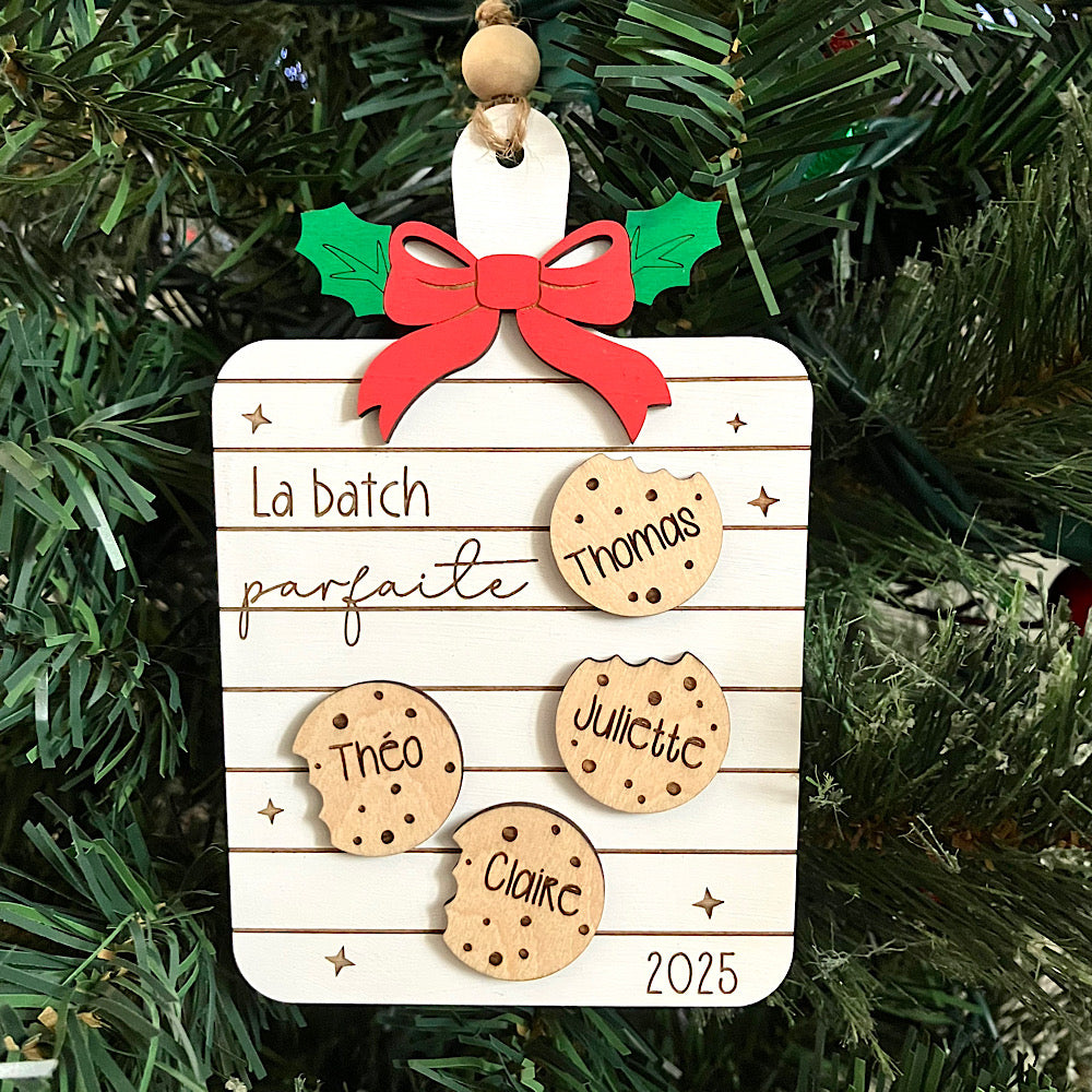 Ornement plaque à biscuits de la batch parfaite