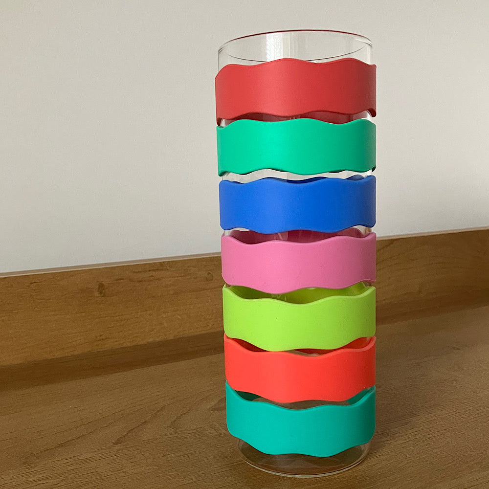 Bande antidérapante personnalisée pour verre et gobelet