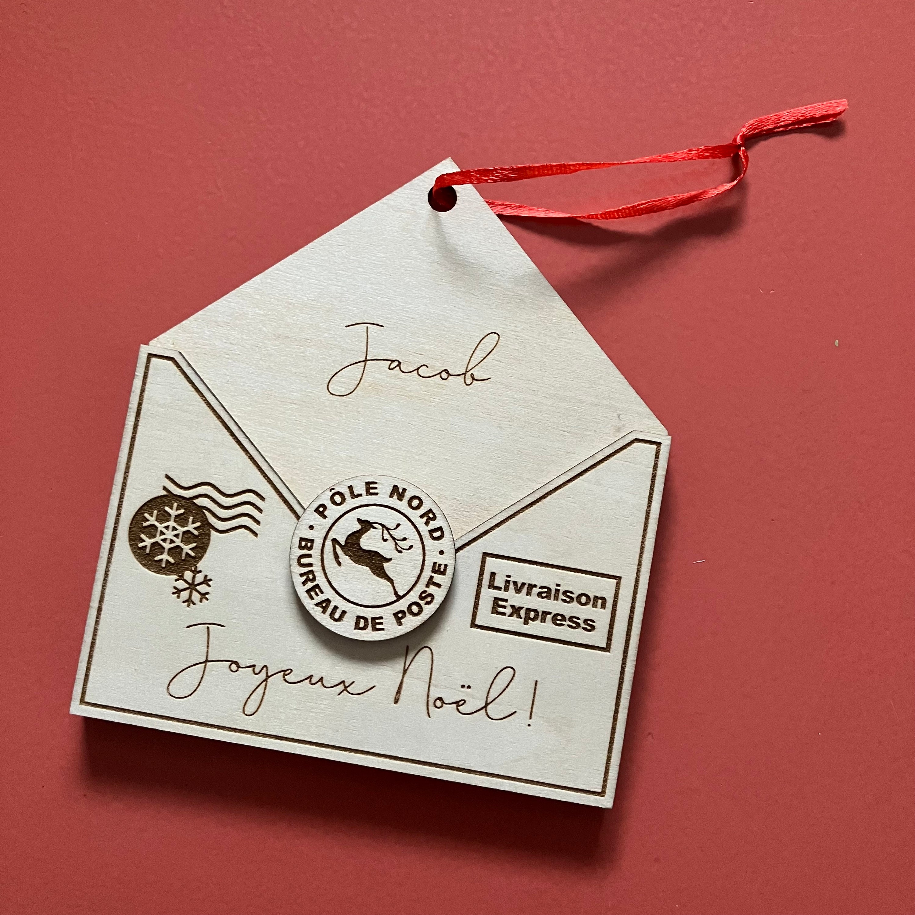 Enveloppe Joyeux Noël: JACOB