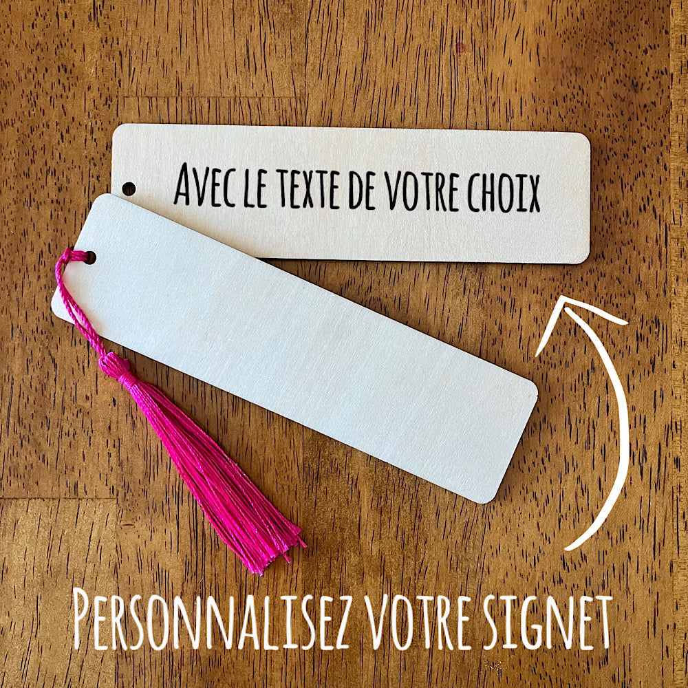 Signet en bois personnalisé