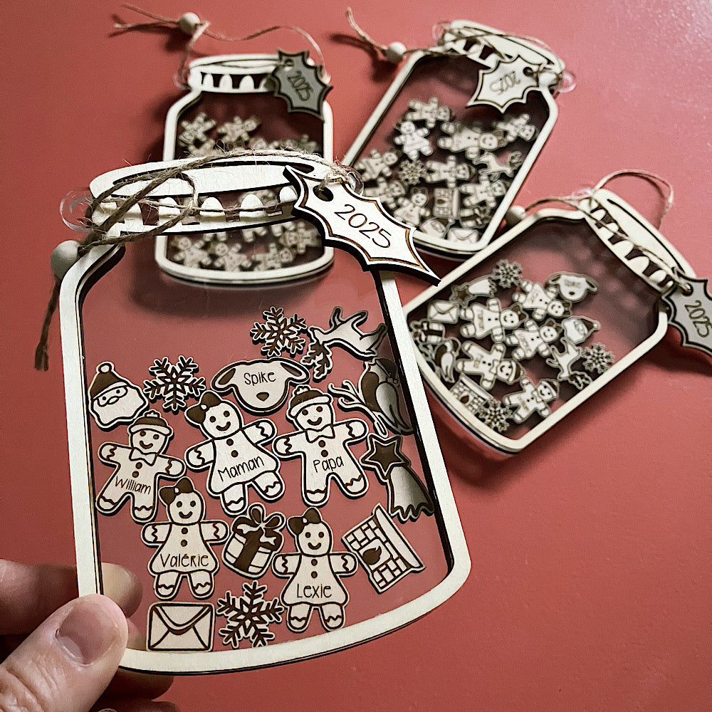 Ornement shaker familial