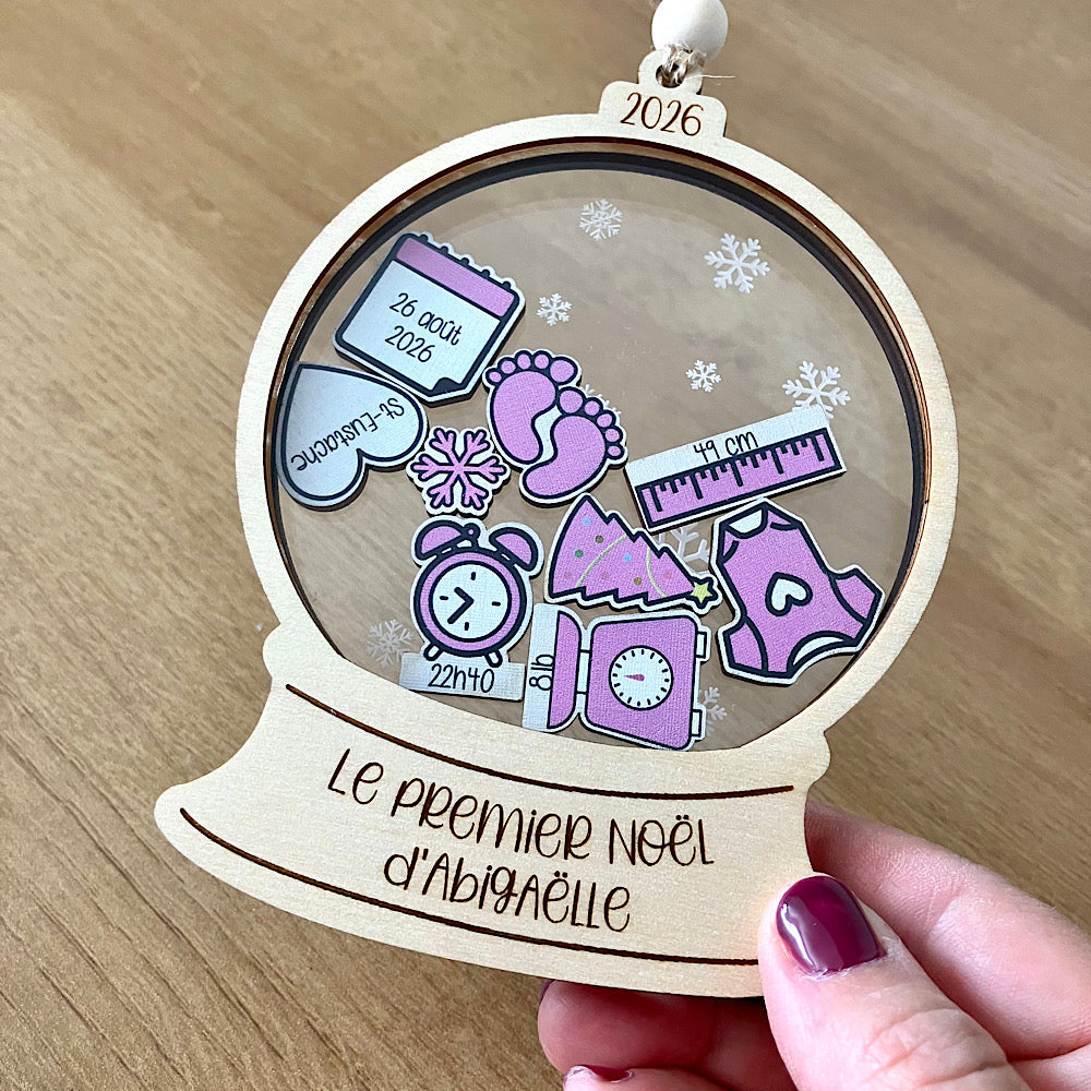Ornement shaker Mon Premier Noël