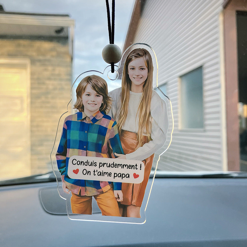 Ornement photo pour voiture