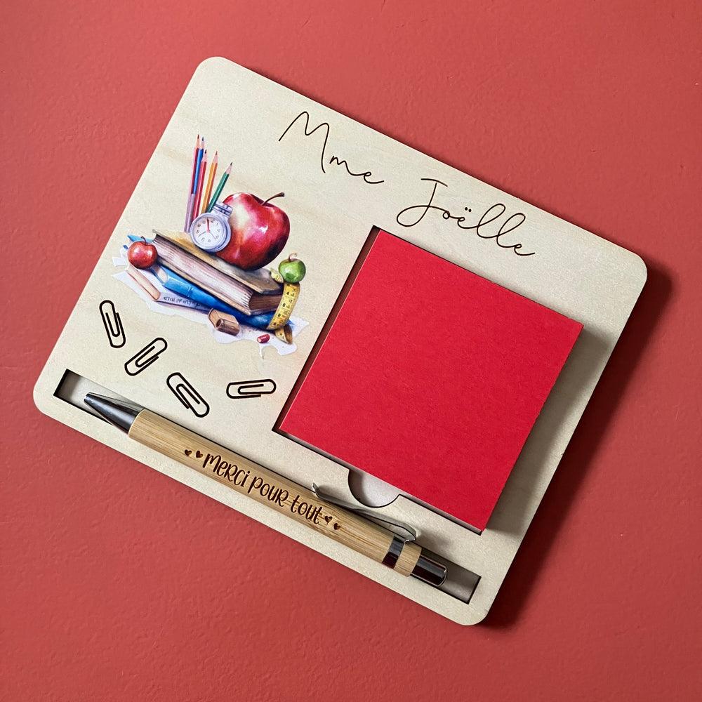 Porte bloc-notes MME JOËLLE