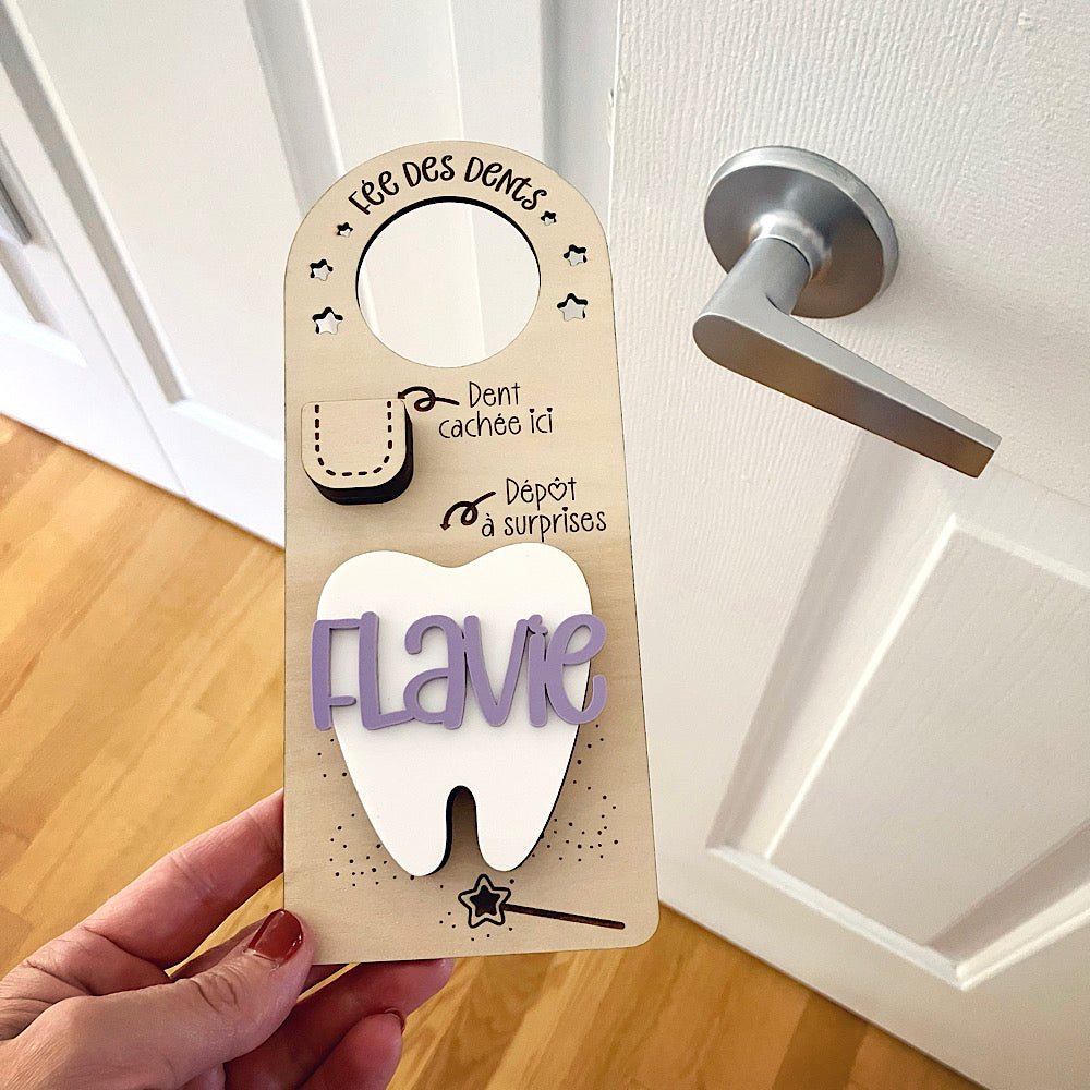 Accroche porte pour la Fée des dents