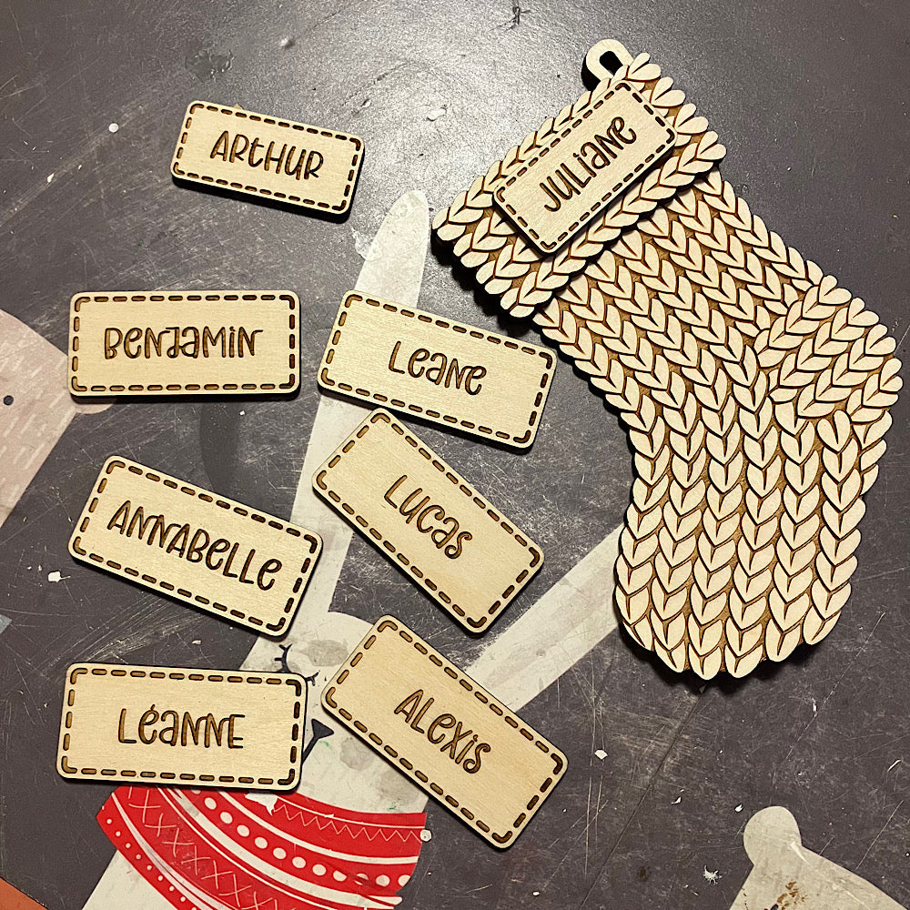 Ornement à peindre: Bas de laine