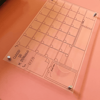 Calendrier mural en acrylique - Les Zacôtés d’Emilie