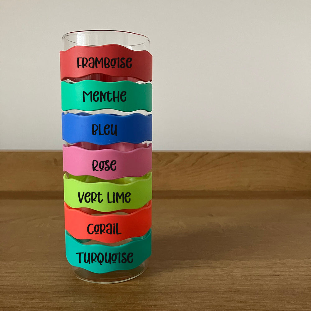 Bande antidérapante personnalisée pour verre et gobelet