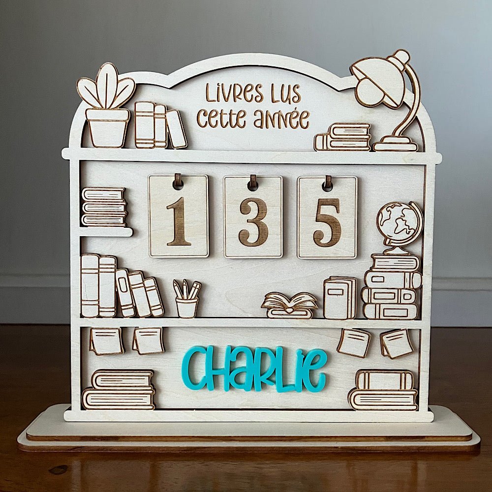 Compteur de livres - Les Zacôtés d’Emilie