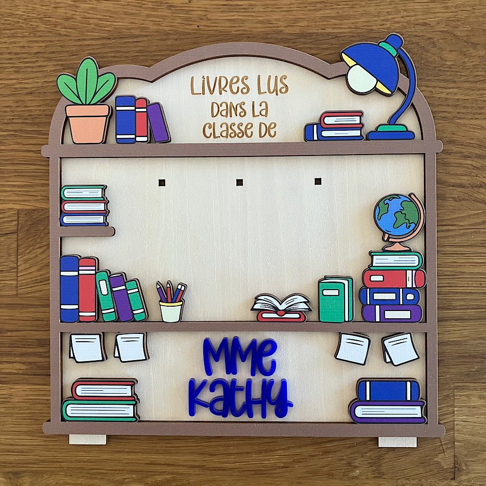 Compteur de livres - Les Zacôtés d’Emilie