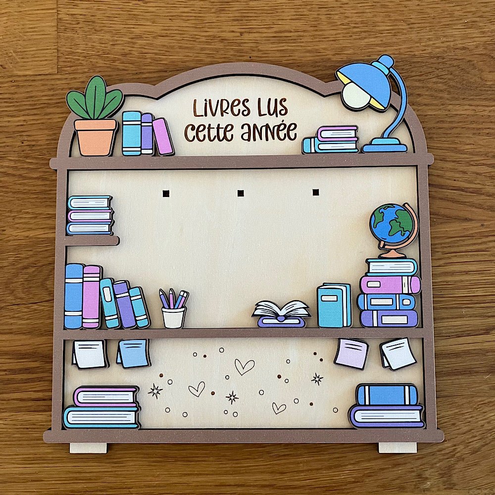Compteur de livres - Les Zacôtés d’Emilie