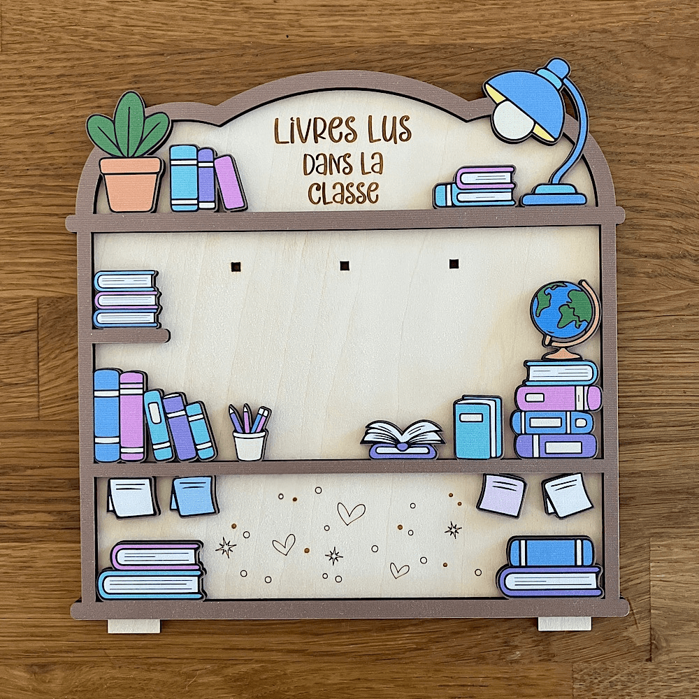 Compteur de livres - Les Zacôtés d’Emilie