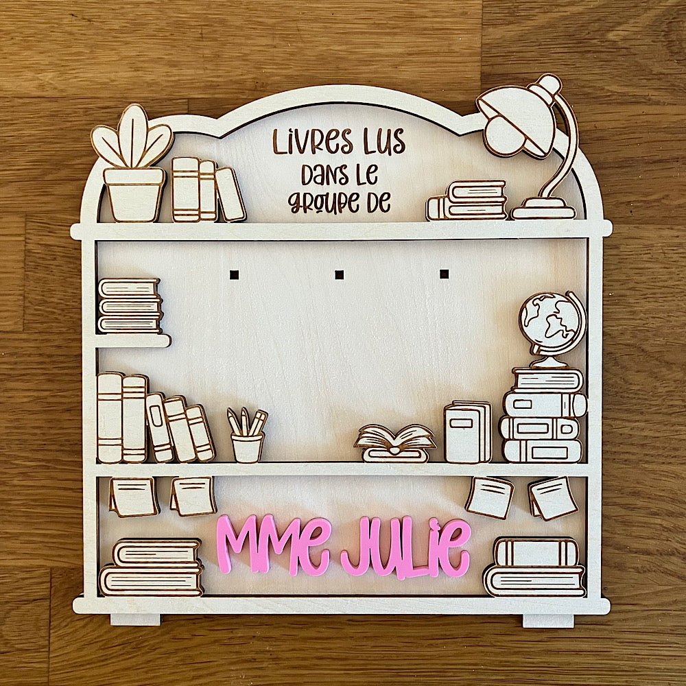 Compteur de livres - Les Zacôtés d’Emilie