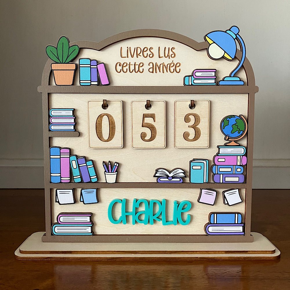 Compteur de livres - Les Zacôtés d’Emilie