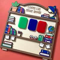 Compteur de livres - Les Zacôtés d’Emilie