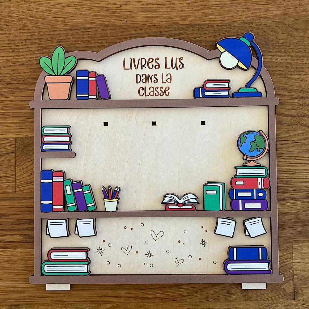 Compteur de livres - Les Zacôtés d’Emilie