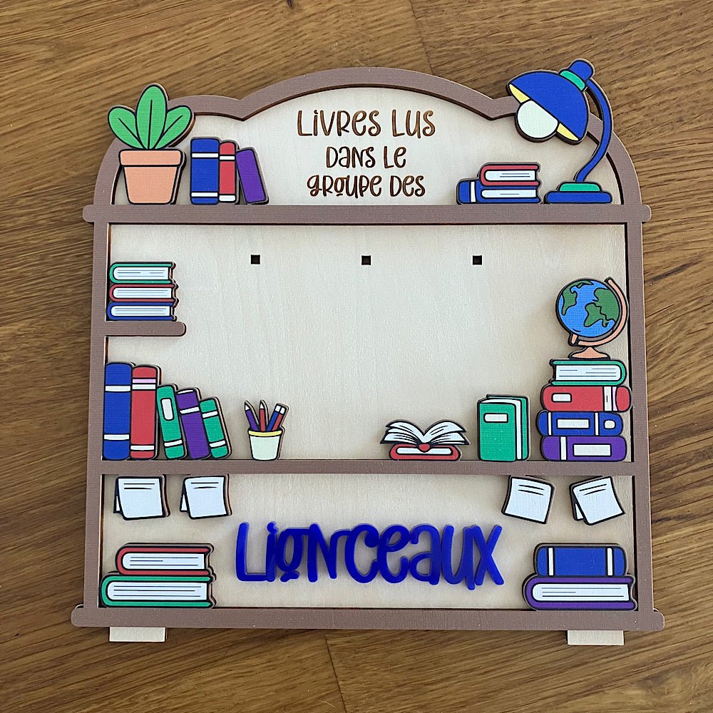 Compteur de livres - Les Zacôtés d’Emilie