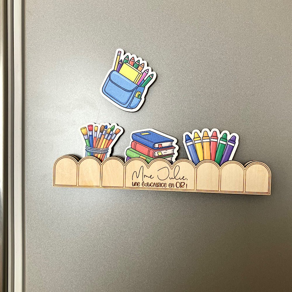 Ensemble d'aimants à frigo pour éducatrice - Les Zacôtés d’Emilie