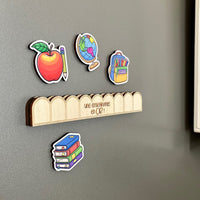 Ensemble d'aimants à frigo pour professeur - Les Zacôtés d’Emilie