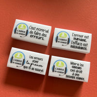 Gommes à effacer personnalisées - Les Zacôtés d’Emilie