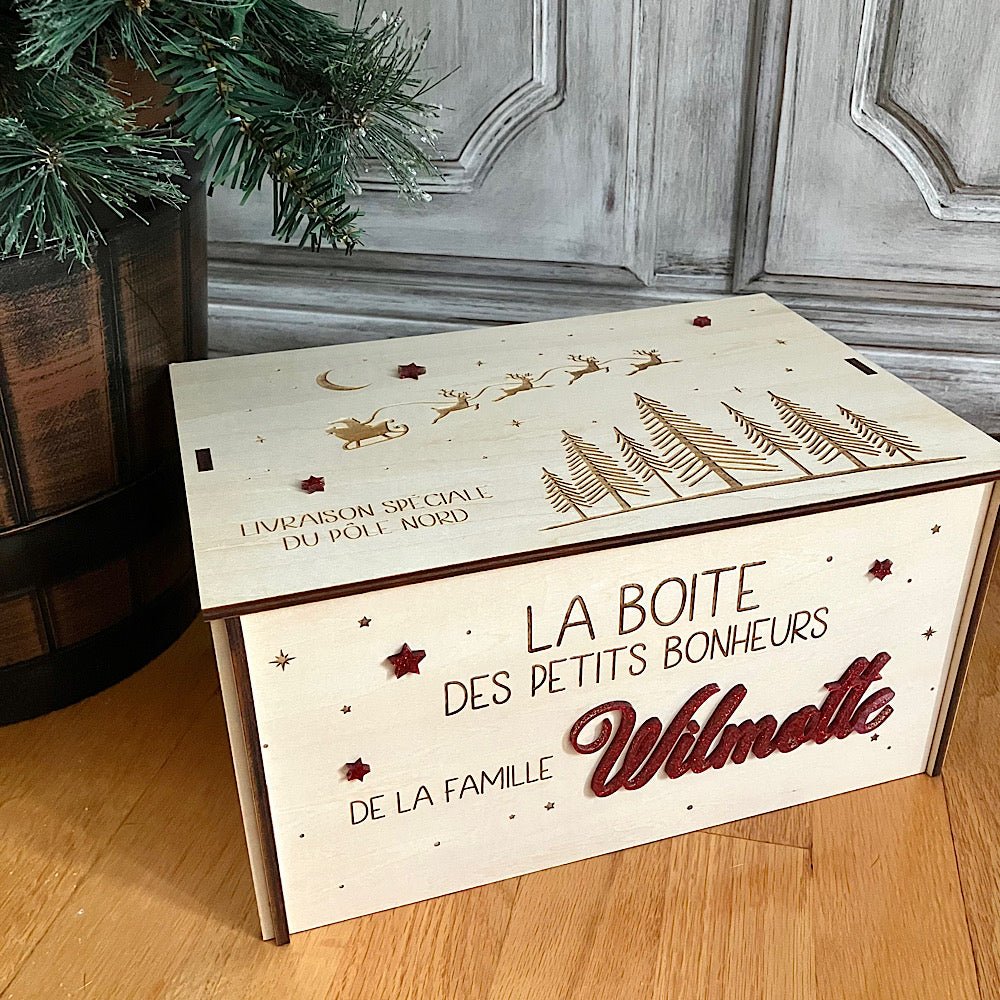 La boite des petits bonheurs (version Noël) - Les Zacôtés d’Emilie