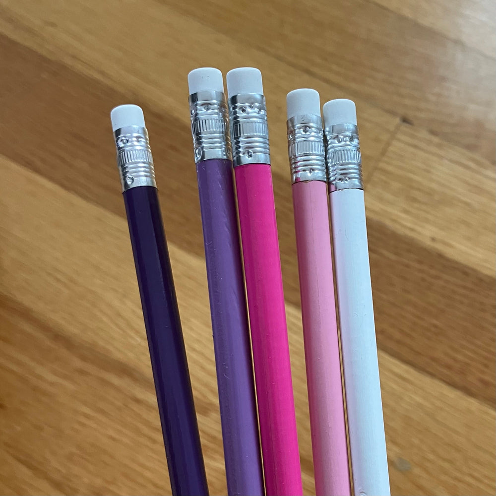 Lot de 10 crayons de plomb avec texte personnalisé - Les Zacôtés d’Emilie