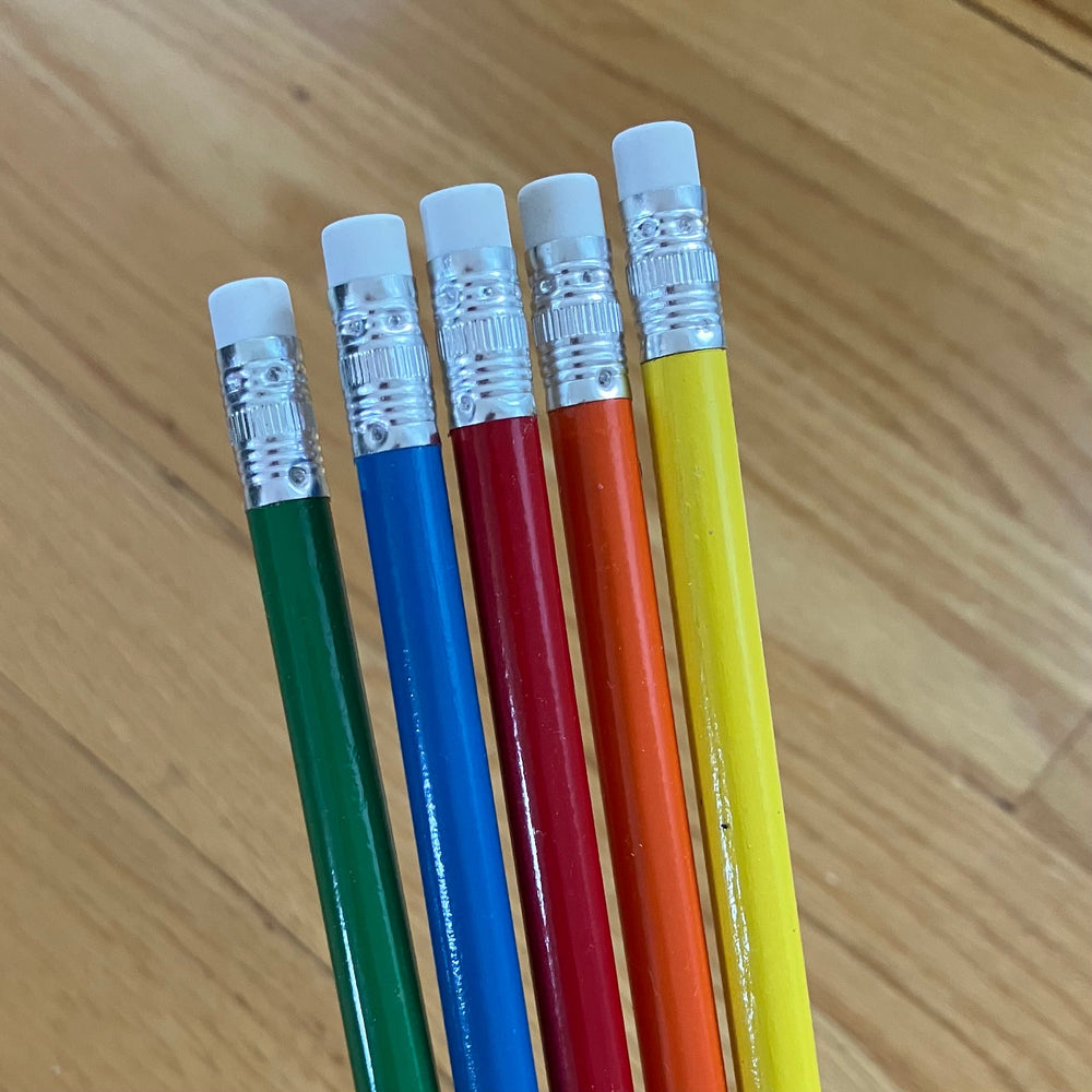 Lot de 10 crayons de plomb avec texte personnalisé - Les Zacôtés d’Emilie