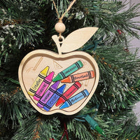 Ornement en forme de pomme - Les Zacôtés d’Emilie