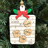 Ornement plaque à biscuits de la batch parfaite - Les Zacôtés d’Emilie