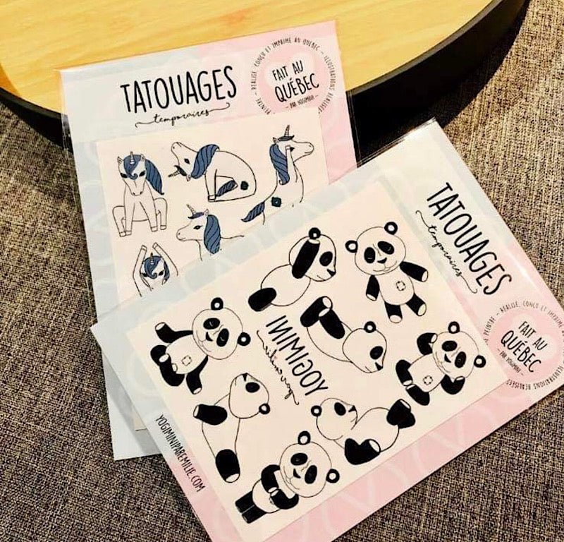 Personnalisation de tatouages temporaires - Les Zacôtés d’Emilie
