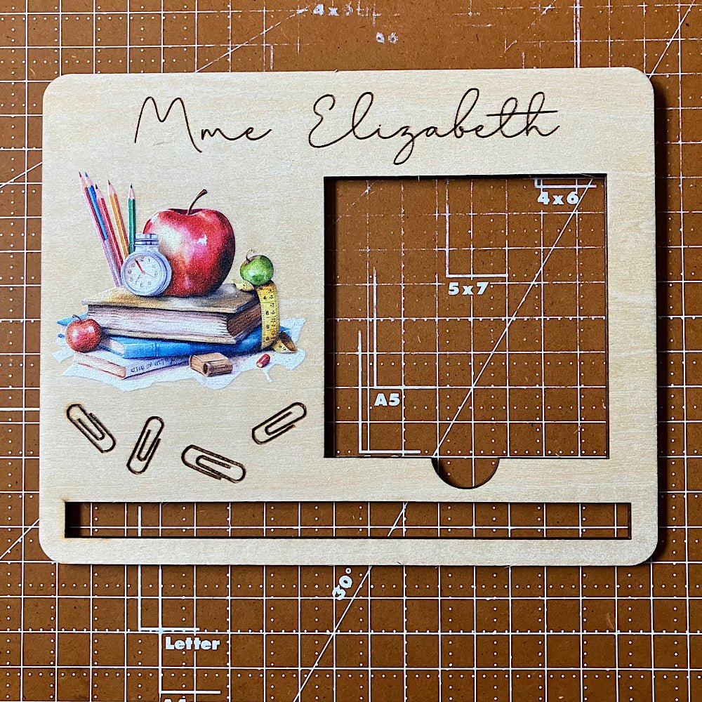 Porte bloc - notes MME ELIZABETH - Les Zacôtés d’Emilie