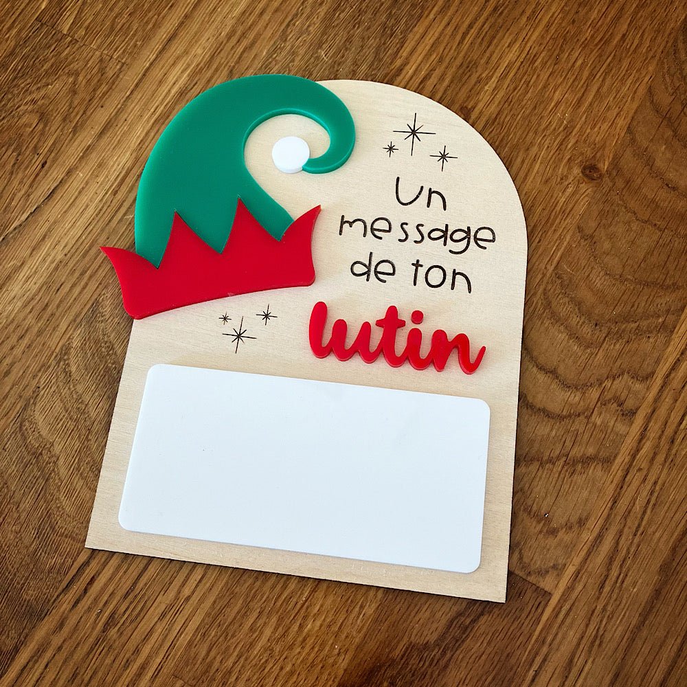 Tableau messages de ton lutin - Les Zacôtés d’Emilie