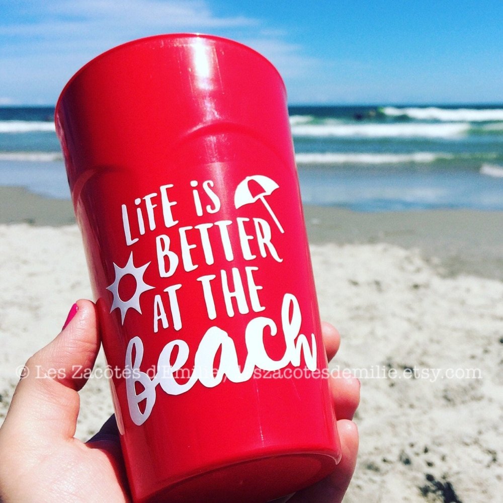 Décalque "Life is better at the beach" - Les Zacôtés d’Emilie